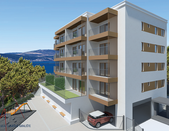 Apartments in a new complex in Tivat